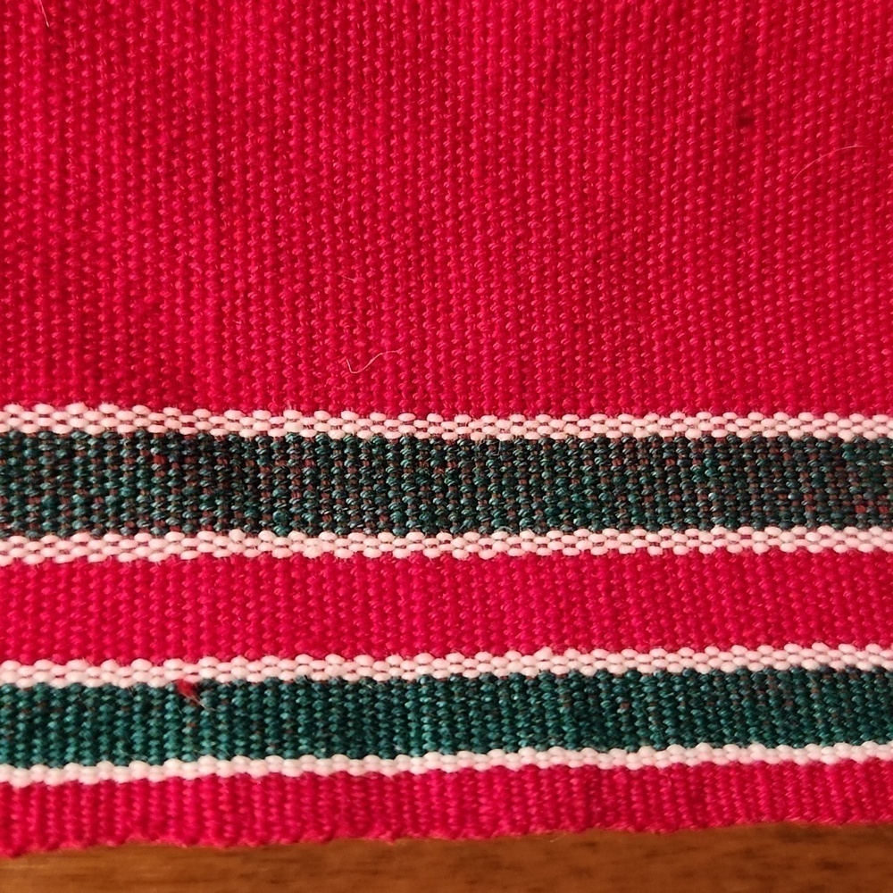 Guatemalan Table Runner Woven Vtg - Picture 7 of 8